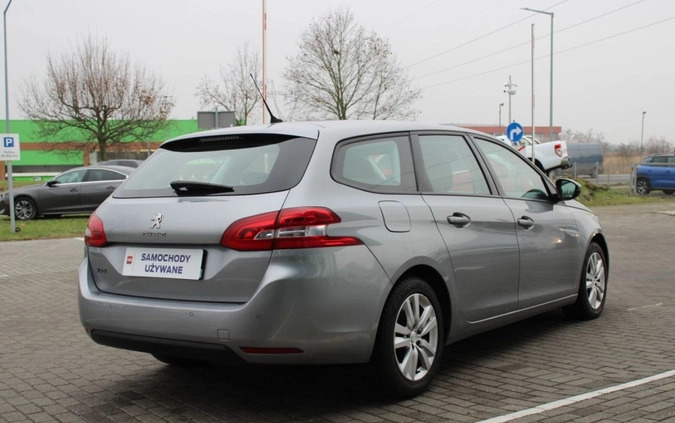 Peugeot 308 cena 44900 przebieg: 145439, rok produkcji 2019 z Tarnogród małe 407